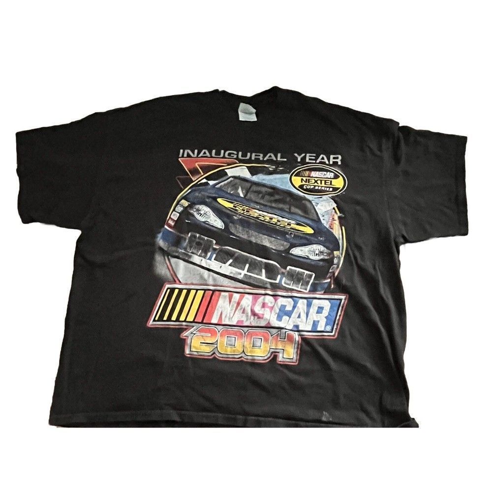 Vintage NASCAR Nextel Cup Series Inaugural Year 2004 Men’s T-Shirt Sz 3XL Racing